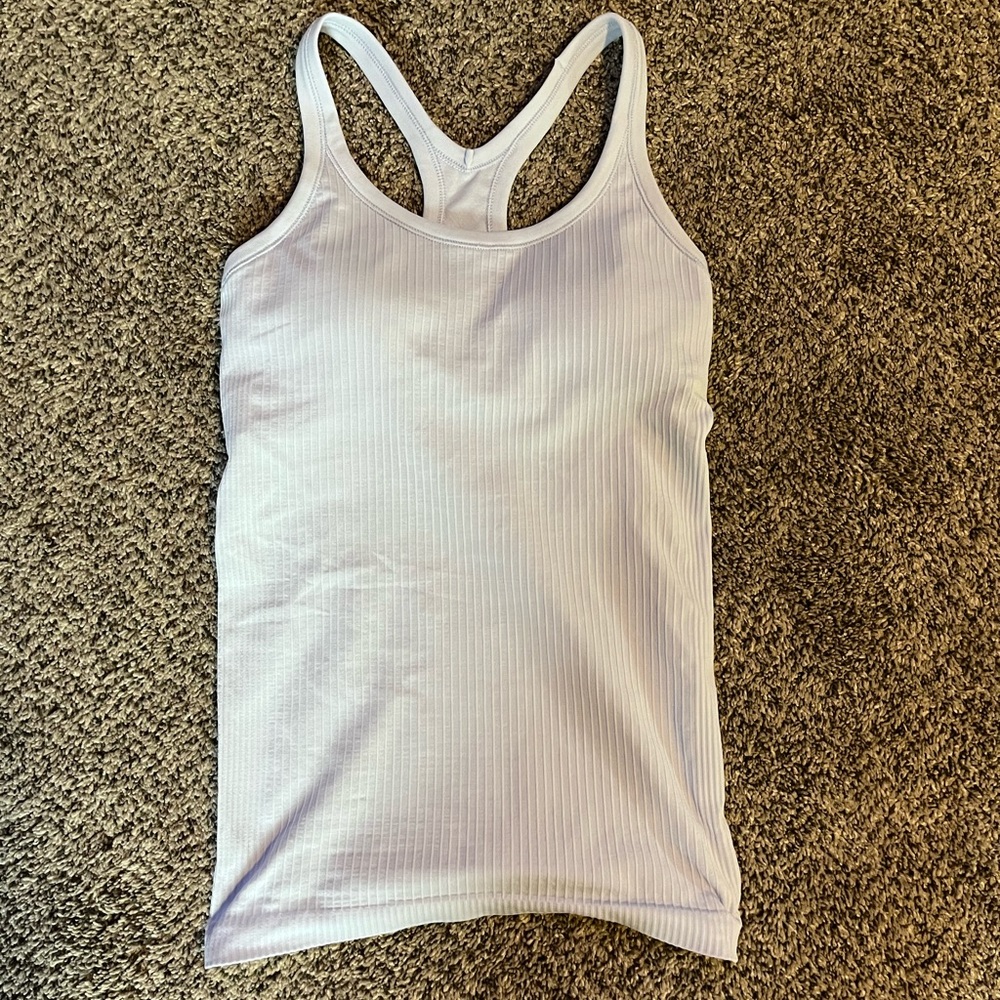 Ebb to the street light blue Lululemon tank top